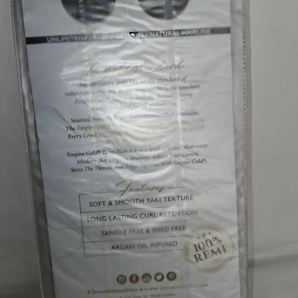 Empire Gold Swiss Full Lace Hair Accessory - Black - Picture 7 of 9